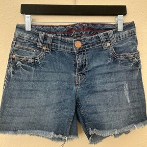 Ariya Jeans Blue Jean Shorts Denim Distressed Women / Junior Size 11/12